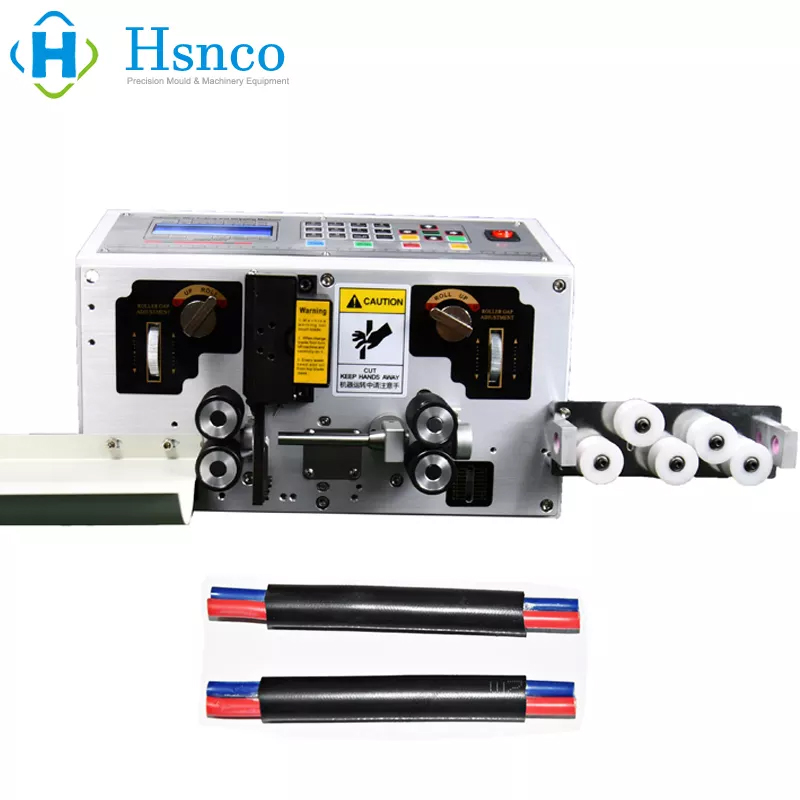 Máy cắt tuốt dây điện tự động HS-BX04 gia công dây điện đơn lõi và đa lõi đến 10mm².