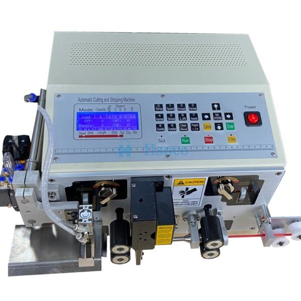 Máy cắt tuốt dây điện tự động có tay gắp HS-BX06 gia công dây điện đến 16mm2