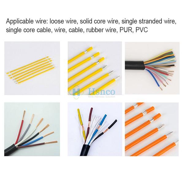 Máy tuốt dây điện HSNCO HS-205E dùng trong sản xuất bộ dây điện