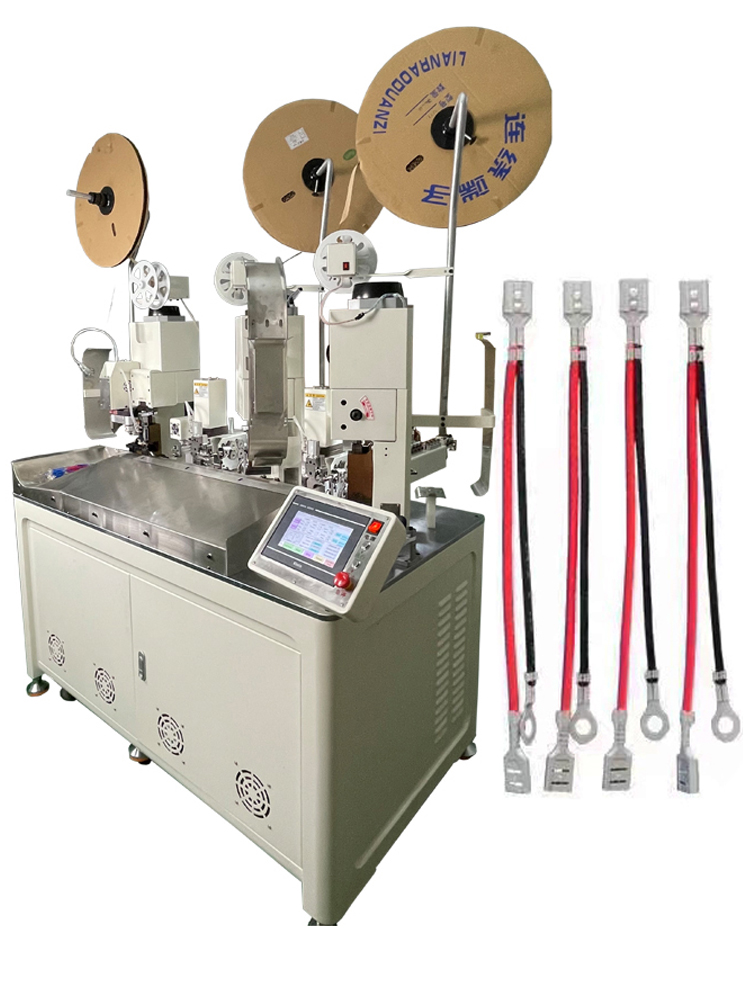 Máy dập đầu Cos tự động  3 đầu