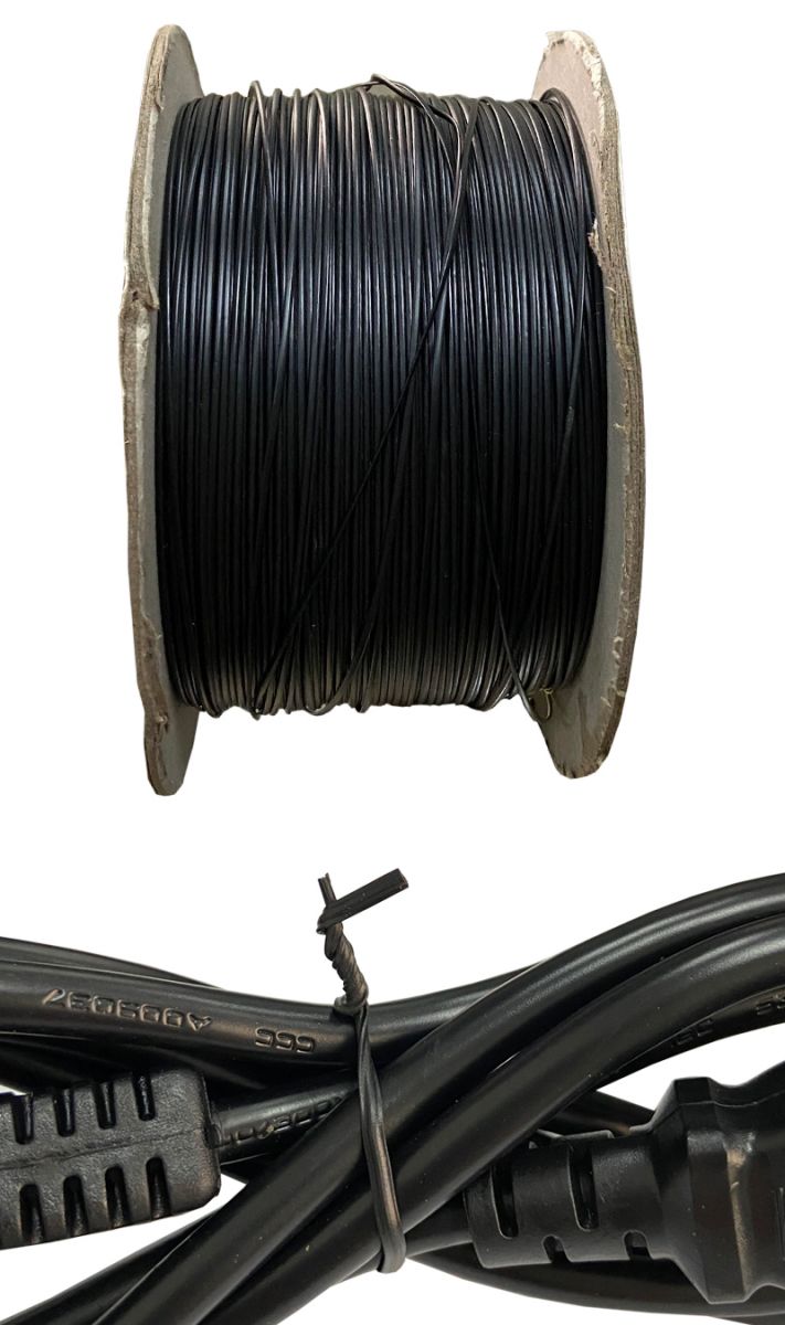 Thành phẩm dây điện sau khi cuộn bằng máy HS-T108-TS