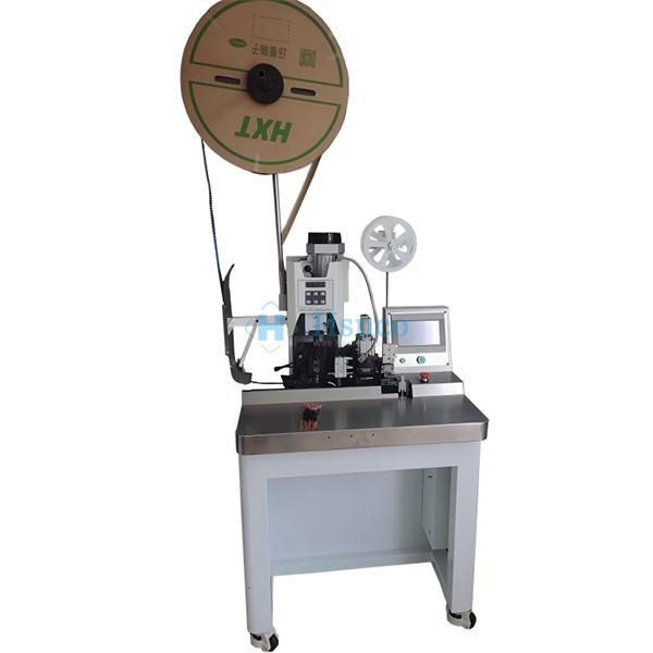 Máy dập đầu cos dây điện tự động HS-EX200 – Tách dây, tuốt dây, dập cos 3 trong 1