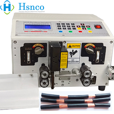 Máy cắt và tuốt dây điện, dây cáp đa lõi tự động HS-BX06