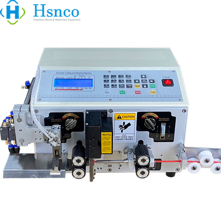 Máy cắt và tuốt dây điện, dây cáp đa lõi tự động HS-BX04