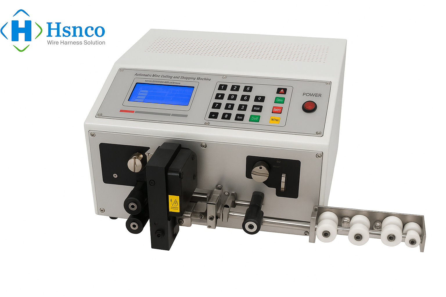 Máy cắt tuốt dây điện đa lõi tự động HS-BX04 | HSNCO Việt Nam